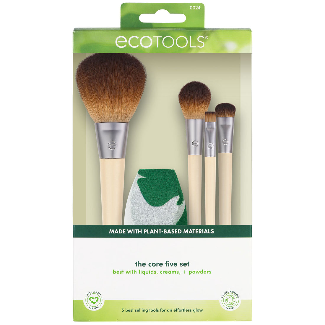 EcoTools The Core Five Make Up Brush and Sponge Set, 5 count-079625438567-LR-351661-1-LR eShop