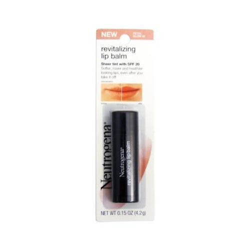 Neutrogena Revitalizing Tinted Lip Balm, SPF 20, Petal Glow 40, .15 oz