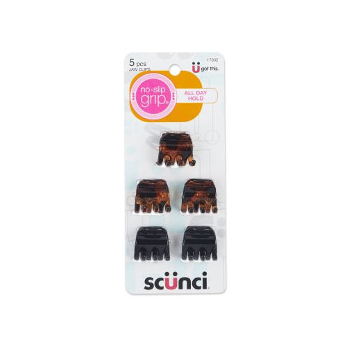 Scünci No-Slip Grip Chunky Jaw Clips, 5 CT