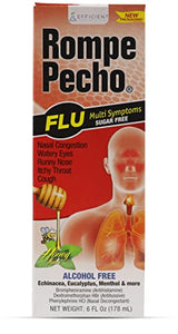 Efficient Laboratories, Inc - Rompe Pecho Multi Symptom Flu Relief Liquid, Sugar Free-000856351554-LR-355688-1-LR eShop