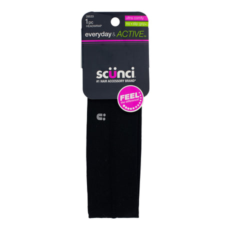 Scünci Everyday & Active No Slip Grip Basic Headwrap, 1 CT