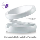 EMSON My Foldaway Mirror LED Lighted, Double-Sided Vanity Mirror-080313017131-LR-320718-5-LR eShop