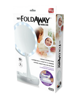 EMSON My Foldaway Mirror LED Lighted, Double-Sided Vanity Mirror-080313017131-LR-320718-8-LR eShop