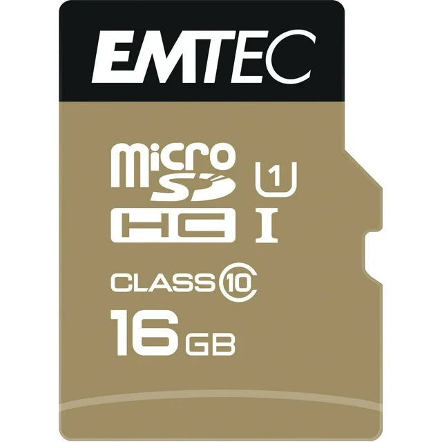 EMTEC Micro SD Gold Plus 16 GB Memory Card with Adapter-3126170142252-LR-325344-2-LR eShop