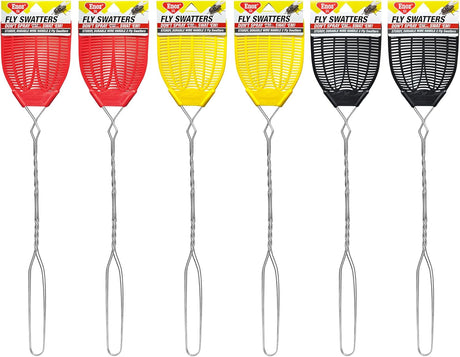 Enoz Heavy Duty Flyswatter with Vented Design - Assorted Colors, 2 count-070922100348-LR-254717-2-LR eShop