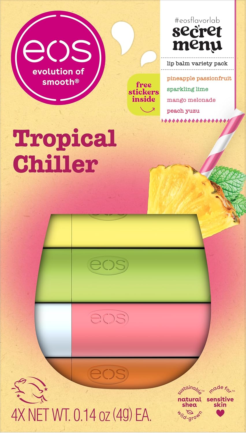 eos Limited Edition Lip Balm Variety Pack - Tropical Chiller, 4 count-840044714439-LR-359725-1-LR eShop