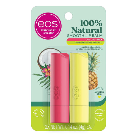 eos Lip Balm Duo Pack - Coconut Milk & Pineapple Passionfruit, 2 count-832992019308-LR-355623-1-LR eShop