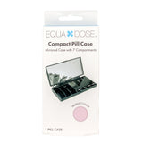 EQUADOSE Weekly Pill Case, 7-Day Medicine Organizer with Mirror - Black-850066680230-LR-359270-1-LR eShop