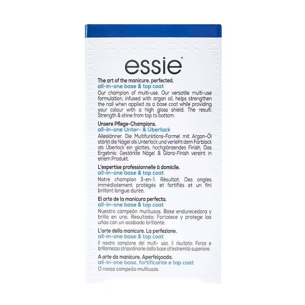essie All In One Base Coat and Top Coat, 3-Way Glaze, 0.46 fl oz-095008006161-LR-322197-7-LR eShop