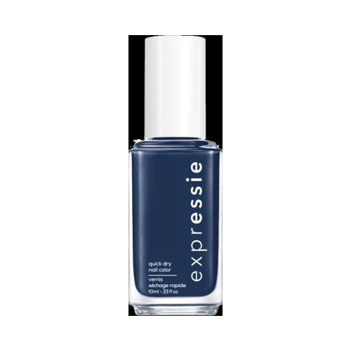 essie expressie quick dry nail polish, vegan formula, navy blue, Left On Shred , 0.33 fl oz-095008052670-LR-342533-1-LR eShop