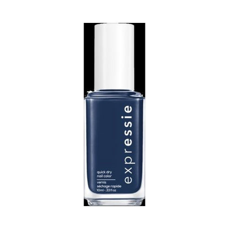 essie expressie quick dry nail polish, vegan formula, navy blue, Left On Shred , 0.33 fl oz-095008052670-LR-342533-1-LR eShop