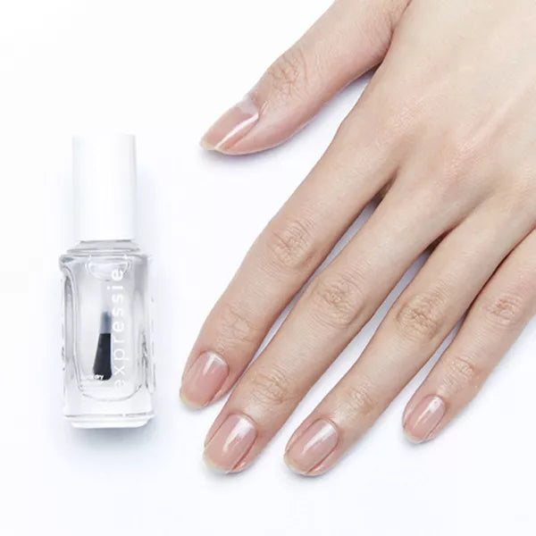 essie expressie Quick-Dry Vegan Nail Polish, 390 Always Transparent, 0.33 fl oz-095008039626-LR-334036-6-LR eShop