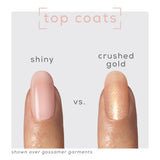 essie Gel Couture Metallic Glaze Long Wear Top Coat Salon-Quality Vegan Nail Polish - Crushed Gold-095008062754-LR-358114-4-LR eShop