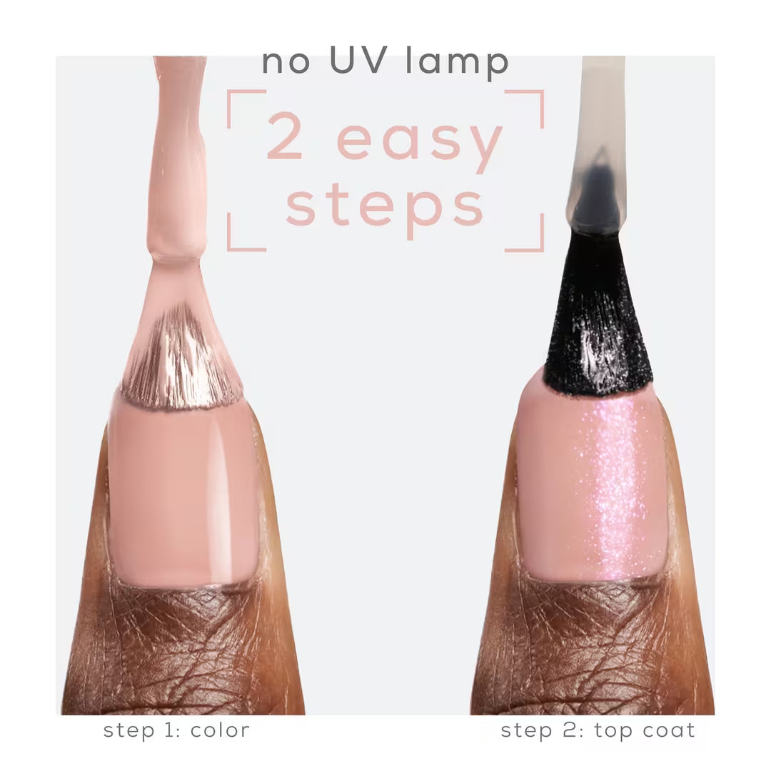 essie Gel Couture Metallic Glaze Long Wear Top Coat Salon-Quality Vegan Nail Polish - Crushed Gold-095008062754-LR-358114-8-LR eShop