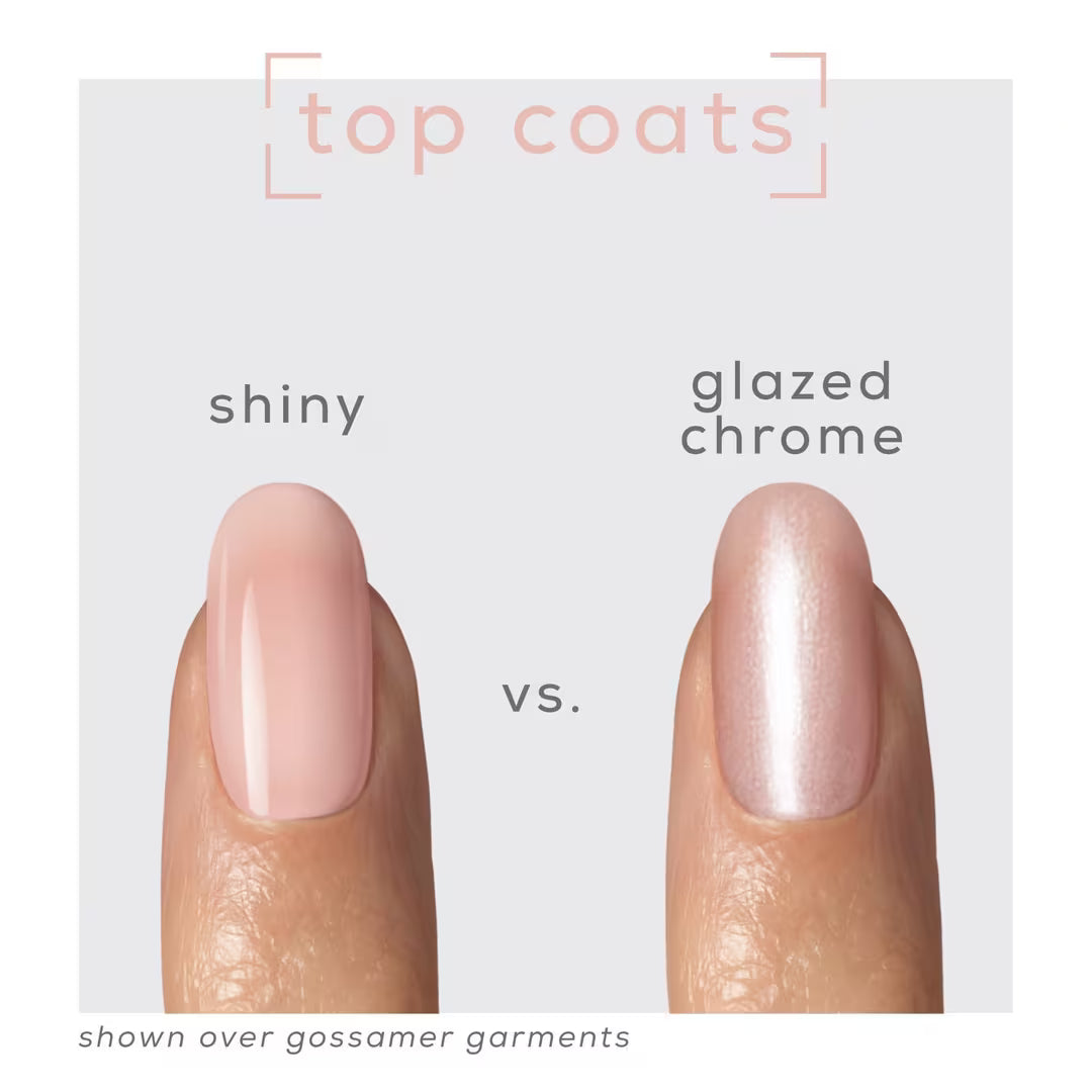essie Gel Couture Metallic Glaze Long Wear Top Coat Salon-Quality Vegan Nail Polish - Glazed Chrome-095008062747-LR-358113-4-LR eShop