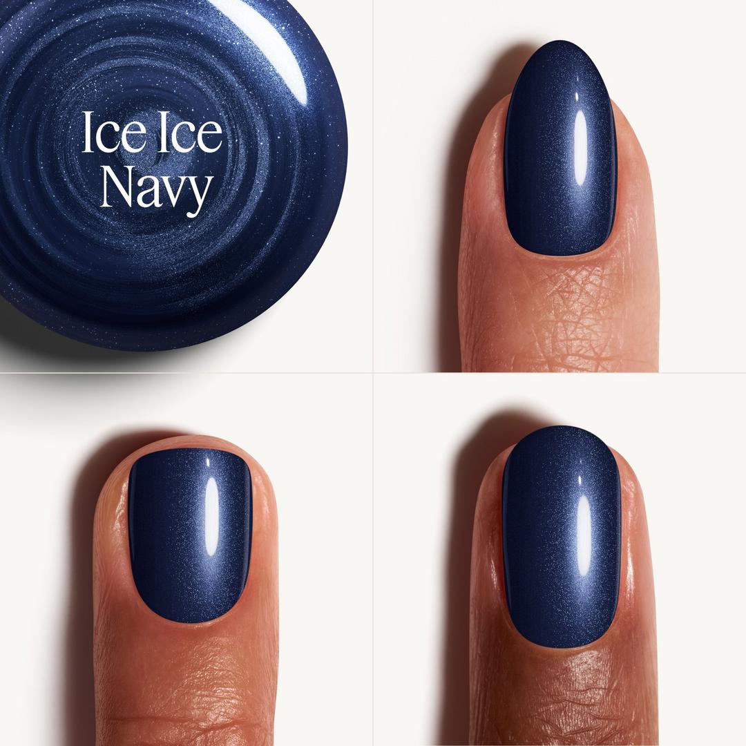 essie Gel Couture Vegan Nail Polish, Liquid Diamond Collection, Ice Ice Navy, 0.46 fl oz-095008065106-LR-359932-3-LR eShop