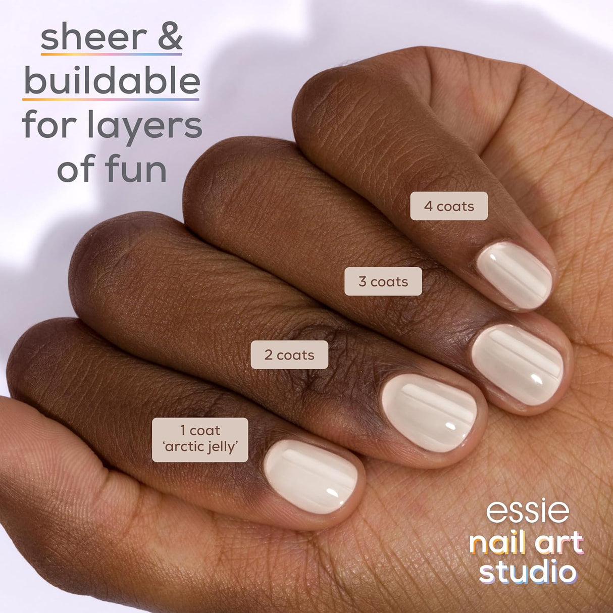 essie Nail Art Studio Jelly Gloss Vegan Nail Polish - Arctic Jelly-095008060941-LR-354641-3-LR eShop