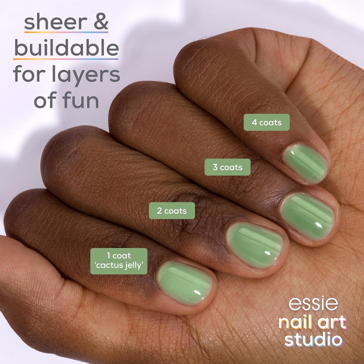 essie Nail Art Studio Jelly Gloss Vegan Nail Polish - Cactus Jelly-095008061009-LR-354647-3-LR eShop