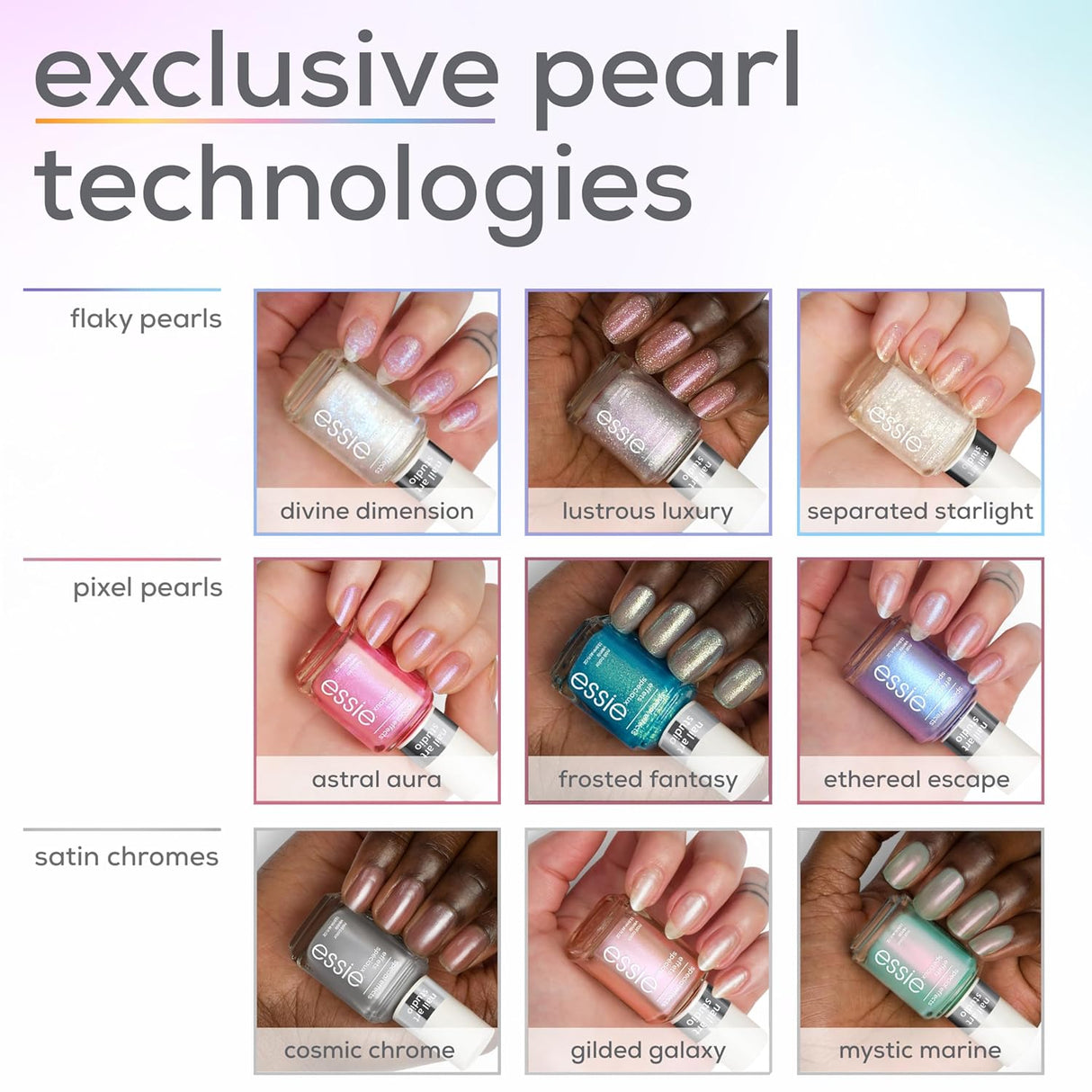 essie Nail Art Studio Special Effects Vegan Nail Polish - Frosted Fantasy-095008061108-LR-354657-7-LR eShop