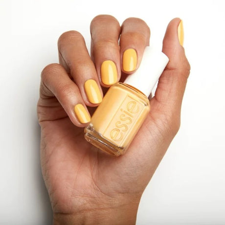 essie salon-quality nail polish, vegan, bright yellow, Check Your Baggage, 0.46 fl oz-095008039954-LR-334026-2-LR eShop