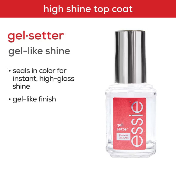 essie Salon-Quality Vegan Nail Polish, Gel Setter Top Coat, 0.46 fl oz-095008016948-LR-322199-4-LR eShop