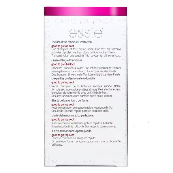 essie Salon-Quality Vegan Nail Polish, Good To Go Top Coat, 0.46 fl oz-095008006154-LR-322201-6-LR eShop