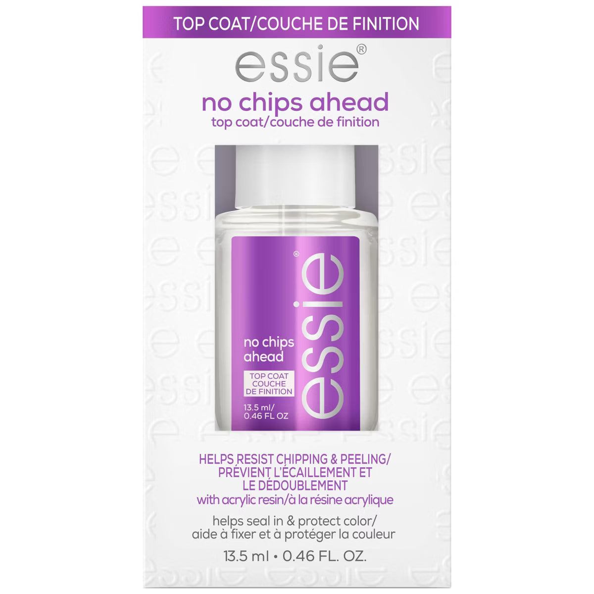 essie Salon-Quality Vegan Nail Polish, No Chips Ahead Top Coat, 0.46 fl oz-095008006147-LR-322205-1-LR eShop