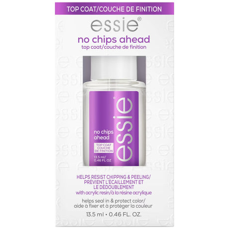 essie Salon-Quality Vegan Nail Polish, No Chips Ahead Top Coat, 0.46 fl oz-095008006147-LR-322205-1-LR eShop