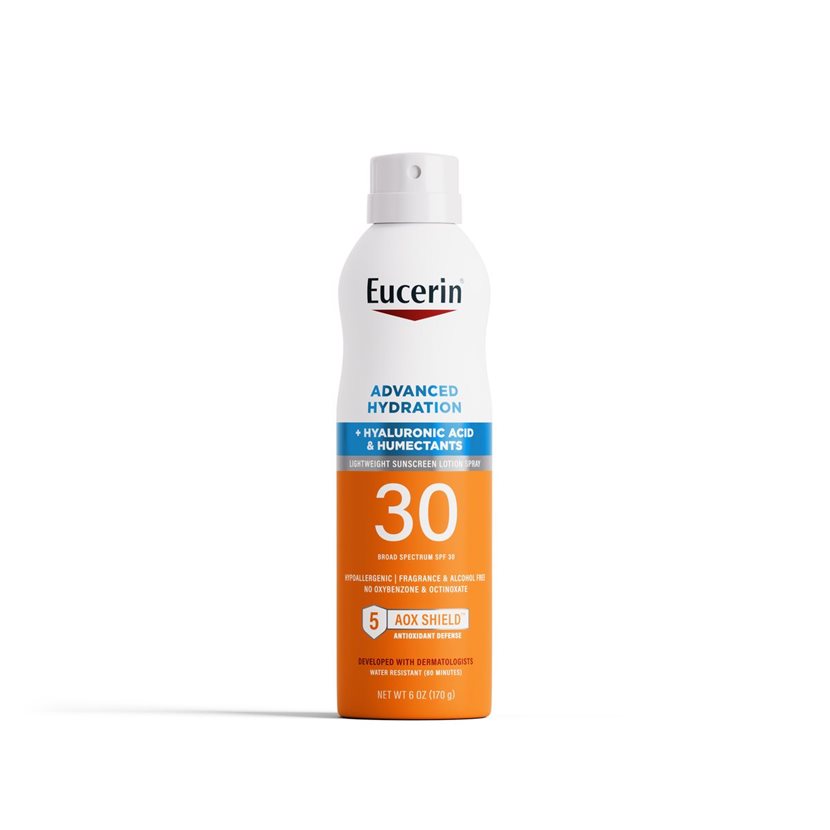 Eucerin Advanced Hydration SPF 30 Sunscreen Spray, 6 Oz Spray Bottle-072140037680-LR-363517-1-LR eShop