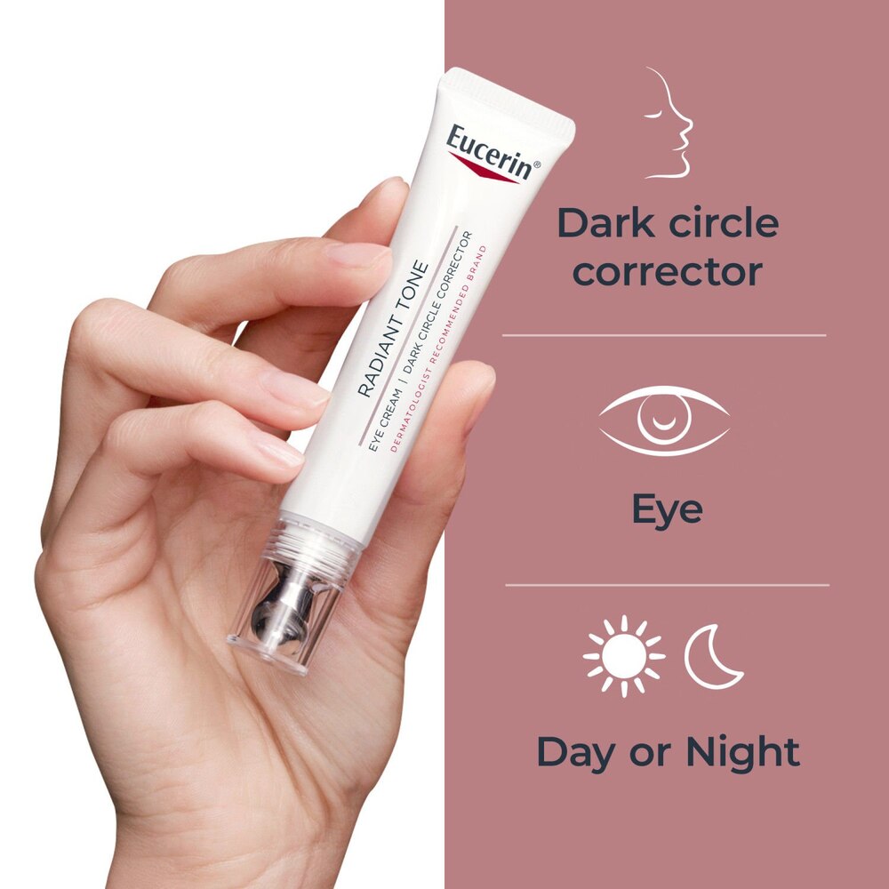 Eucerin Radiant Tone Eye Cream Dark Circle Corrector with Thiamidol and Hyaluronic Acid, 0.5 Oz-072140040017-LR-362742-5-LR eShop