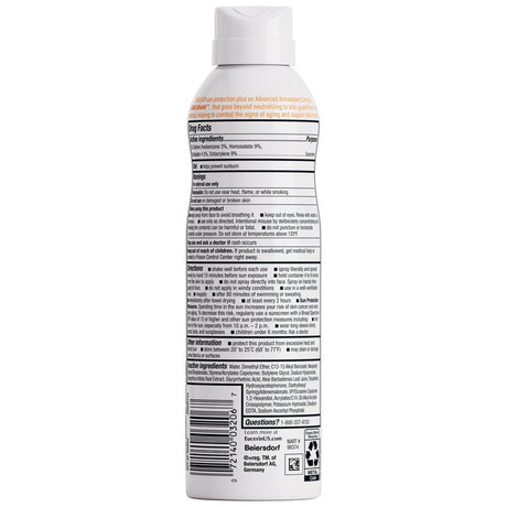 Eucerin Sun Advanced Hydration SPF 50 Sunscreen Spray with Hyaluronic Acid, 6 Oz Bottle-072140032067-LR-363496-2-LR eShop