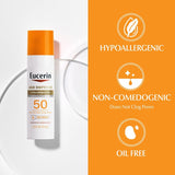 Eucerin Sun Age Defense Face Sunscreen Lotion, Hyaluronic Acid, Non-Comedogenic, SPF 50, 2.5 fl oz-072140032227-LR-363497-4-LR eShop