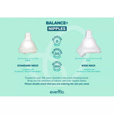 evenflo Balance Wide-Neck Anti-Colic Silicone Baby Bottle - Level 1, 9 oz-849409002280-LR-339120-4-LR eShop