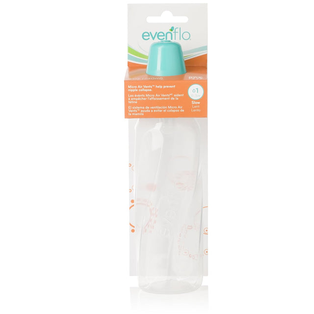 evenflo Classic Clear Bottle without BPA - Assorted Colors, 8 oz-032884146987-LR-199597-1-LR eShop