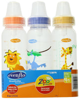 evenflo Classic Zoo Friends Standard Bottles - 8 oz, 3 count-032884150144-LR-241622-1-LR eShop