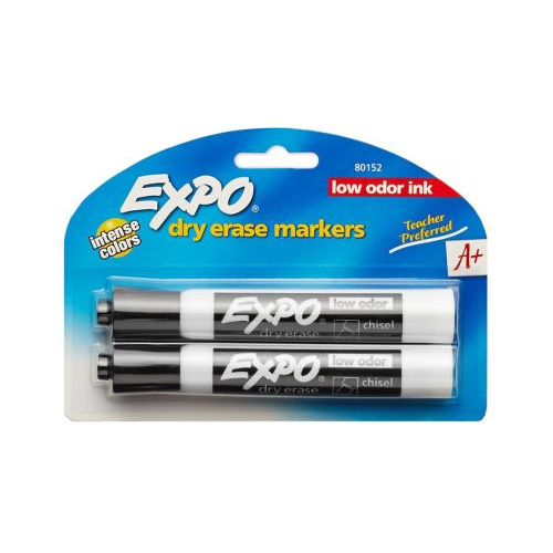 Expo 2 Low Odor Chisel Point Dry Erase Marker 2 Ct-071641801523-LR-202901-1-LR eShop