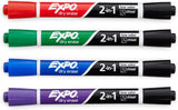 EXPO Dry Erase 2-in-1 Markers - Assorted Colors, 4 count-071641099579-LR-315957-2-LR eShop