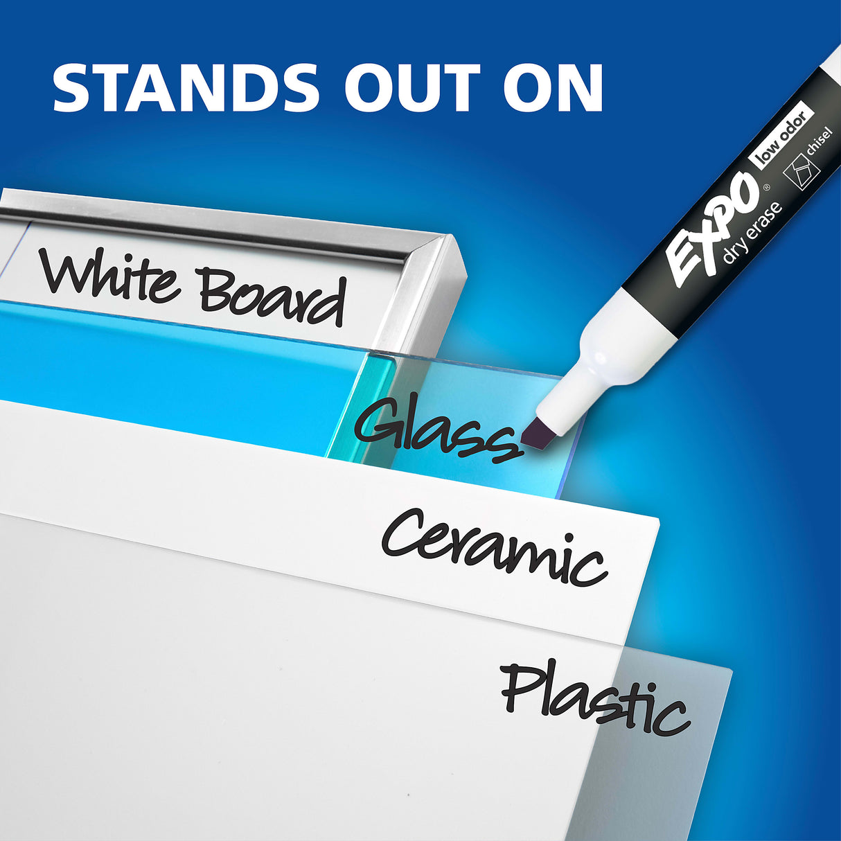 EXPO Low-Odor Dry Erase Markers - Assorted Colors, 4 count-071641801745-LR-197769-5-LR eShop