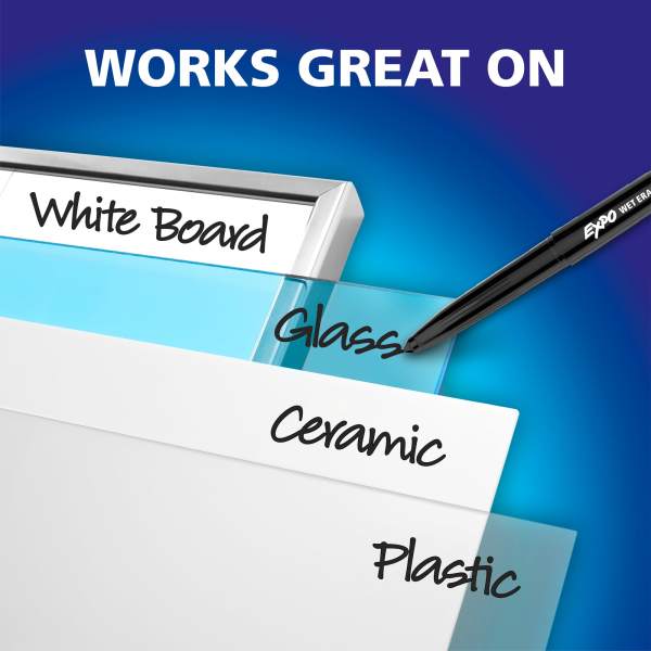 EXPO Wet Erase Markers, Semi-Permanent Markers, Assorted, Fine Tip, 4 Count-071641228702-LR-359416-6-LR eShop