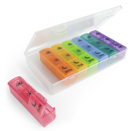 ezy dose 3X A Day Pill Planner - Assorted Rainbow-025715012353-LR-339066-2-LR eShop