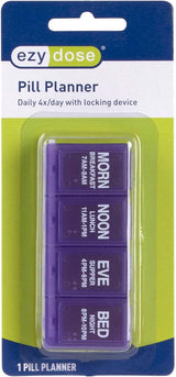 ezy dose 4 Times per Day Daily Pill Planner - Assorted Colors-025715678009-LR-254193-1-LR eShop