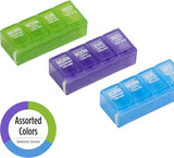 ezy dose 4 Times per Day Daily Pill Planner - Assorted Colors-025715678009-LR-254193-4-LR eShop
