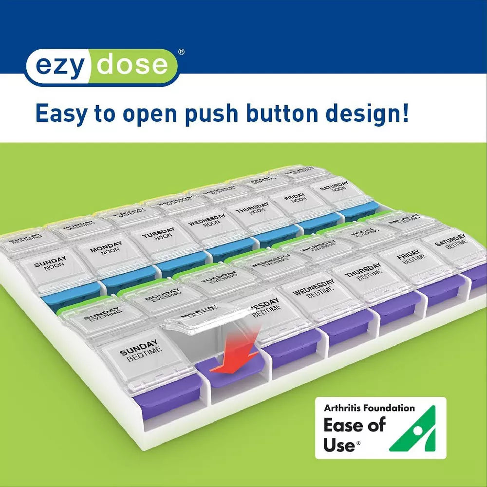ezy dose 7-Day, 4 Times a Day Pill Organizer with Large Push Button Compartments-025715675831-LR-303592-3-LR eShop