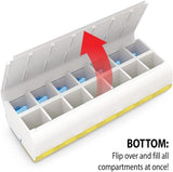 ezy dose AM and PM Dual Compartment Pill Organizer and Medication Planner - Assorted Colors-025715677057-LR-309975-6-LR eShop