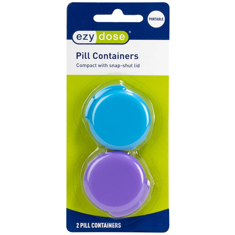 ezy dose Daily Rounds Pill Container Set - Assorted Colors, 2 count-025715677002-LR-309972-1-LR eShop