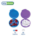 ezy dose Daily Rounds Pill Container Set - Assorted Colors, 2 count-025715677002-LR-309972-3-LR eShop