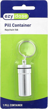 ezy dose Deluxe Metal Pill Fob Key Chain - Assorted Colors-025715681306-LR-303574-1-LR eShop