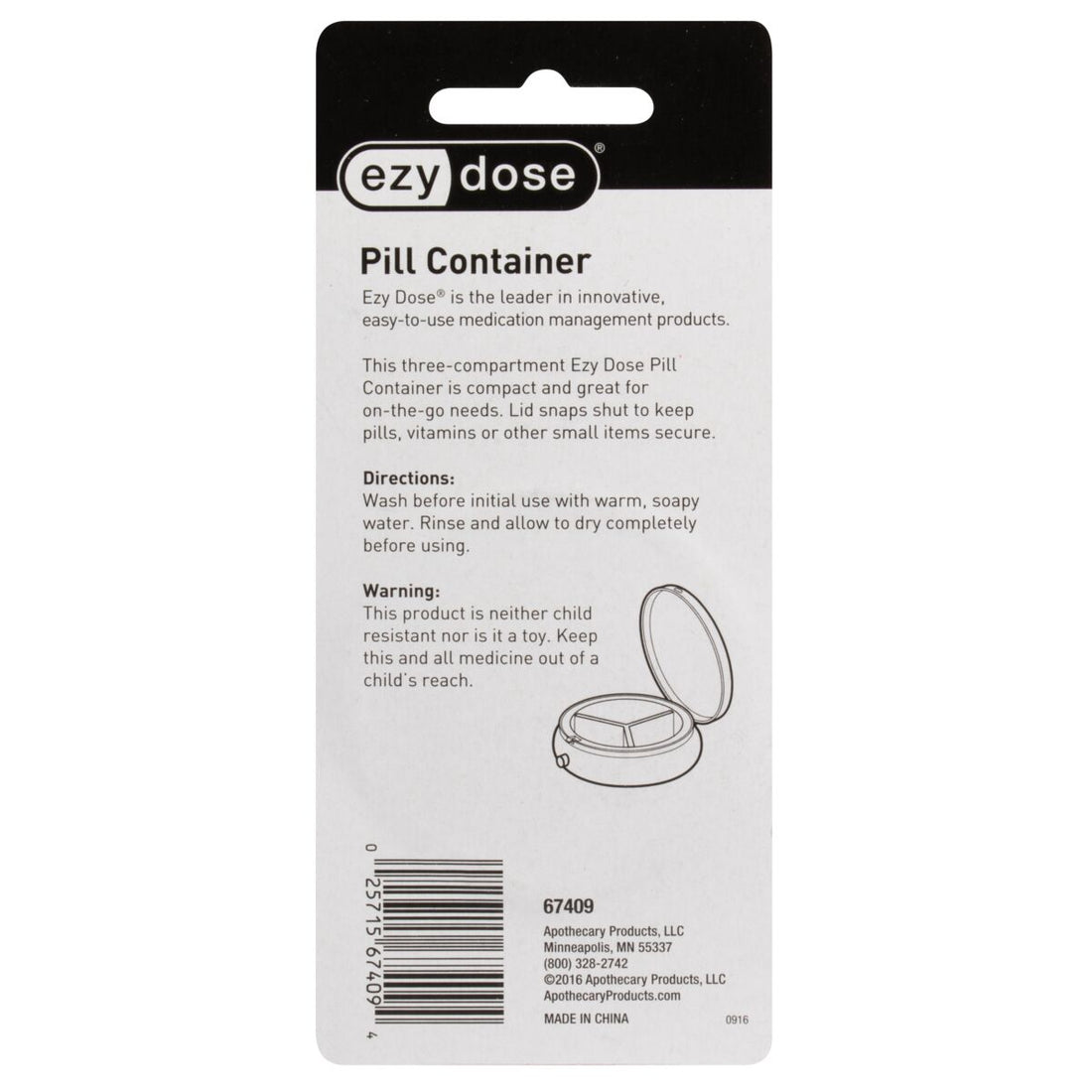 ezy dose Fashion Pill Case - Assorted-025715674094-LR-157014-5-LR eShop