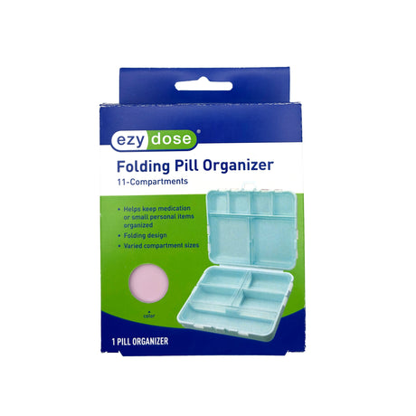 Ezy Dose Foldable Travel Pill Organizer, Assorted-025715016979-LR-359265-1-LR eShop