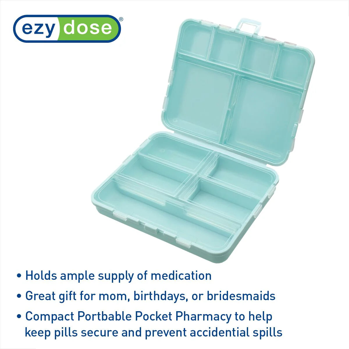 Ezy Dose Foldable Travel Pill Organizer, Assorted-025715016979-LR-359265-6-LR eShop